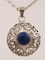 Ezüst nyaklánc medállal, Ag., bruttó: 10,7gr., jelzett, 48cm/ Silver necklace with pendant, Ag, net....