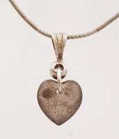 Ezüst nyaklánc medállal, Ag., bruttó: 3,6gr., jelzett, 42cm/ Silver necklace with pendant, Ag, net. ...