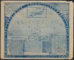 cca 1930 Velencei tó parcellázási bizottság tétképes boríték