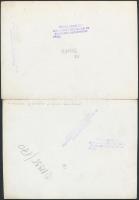 cca 1970-1980 Péceli Fogyasztási Szövetkezet áruházbelső, 3 db pecséttel jelzett fotó, 13x18 cm