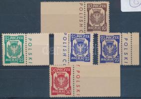 1945 Poczta Dachau 5 db segélybélyeg