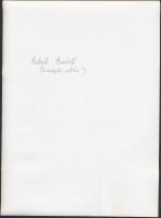 Balogh Rudolf: Népi témájú fotók, 3 db eredet felvétel után készült másolatok, hátoldalon feliratozv...