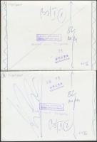 Vida András: Szigligeti életképek, 3 db fotó, pecséttel jelzett, 13x18 cm