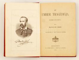 Madách Imre: Az ember tragédiája. Drámai költemény. Harmadik népies kiadás. Bp., 1893, Athenaeum. Ki...