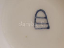 Victoria mokkás csésze és alj, matricás, jelzett, kopott