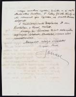 1937 Magyar Királyi Konzulátus, Krakó hivatalos levele magyar vonatkozású témában fejléces papíron, ...