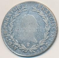1813B 20kr Ag "Ferenc" T:2-,3