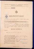 cca 1920-1948 100 db klf számla, ügyvédi meghatalmazás, marhalevél és egyéb okmány különféle illeték...