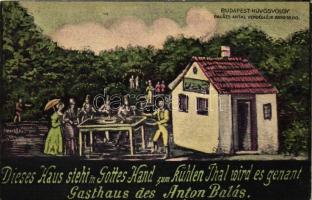 Budapest II. Hűvösvölgy, Balázs Antal vendéglője