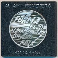 Fülöp Zoltán (1951-) 1986. "Hungaroring - Forma 1 Első Magyarországi Grand Prix" Ag emlékérem ÁP dísztokban (12g/0.925/32mm) T:PP