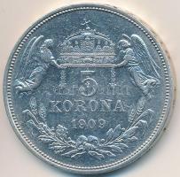 1909KB 5K Ag "Ferenc József" T:2- kis ph