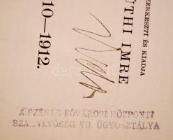 Fővárosi almanach, lexikon és útmutató. Szerk. és kiad. Gúthi Imre.1910-1912. Harmadik kiadás. Bp., ...