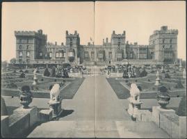 Windsor - 2 unused, town view, folding postcards about the Windsor Castle: view of the Castle from the Home Park and the East Terrace (bent 'til broken)