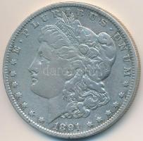 Amerikai Egyesült Államok 1891O 1$ Ag "Morgan" T:2- apró ph.  USA 1891O "Morgan" Dollar Ag C:VF tiny edge error