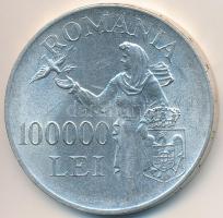 Románia 1946. 100.000L Ag T:2
Romania 1946. 100.000 Lei Ag C:XF