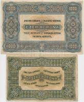 1920. 50K + 100K + 500K + 1000K, mindegyik "Orell Füssli Zürich" T:III,III-