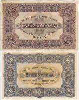 1920. 50K + 100K + 500K + 1000K, mindegyik "Orell Füssli Zürich" T:III,III-