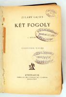 Zilahy Lajos: Két fogoly I-II. (egybekötve). Bp. 1929, Athenaeum. Aláírt példány. Korabeli egészvászon-kötésben. Több helyütt is lesatírozott könyvtári pecsétekkel.