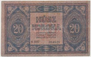 1919. augusztus 9. 20K foltos T:III