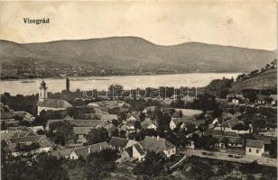 Visegrád, látkép, kiadja Birkl József (vágott / cut)
