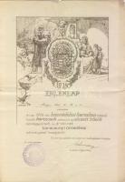 1914 katonai jótékonysági emléklap