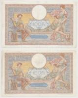 Franciaország 1932-1937. 100Fr (4x) T:III
France 1932-1937. 100Fr (4x) C:F