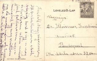 Visegrád, Zubovits Fedor huszárkapitány kúriája, múzeum, fegyverterem, előcsarnok, Birkl József kiad...