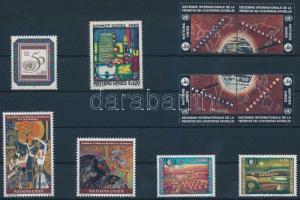 1994-1995 10 diff stamps with sets + 1 full sheet, 1994-1995 10 klf bélyeg közte sorok + 1 db teljes ív