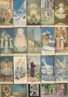 cca 1930-90 Vegyes, apró szentkép tétel, 50db, cca  3x2cm és 8x4cm