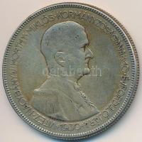 1930. 5P Ag "Horthy jobbra" T:3,2- Adamo P8