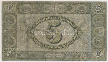 Svájc 1947. 5Fr T:III
Switzerland 1947. 5 Francs C:F