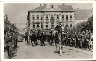 1940 Szatmárnémeti, bevonulás, Horthy Miklós / entry of the Hungarian troops, Horthy Szatmárnémeti visszatért So. Stpl (EK)