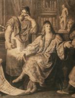 Than Mór (1828-1899): Mátyás király tudósai és művészei körében. Michalek Lajos (1859-1945) nagymére...