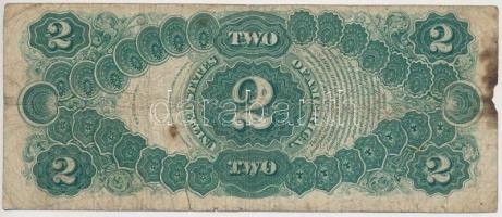 Amerikai Egyesült Államok 1917. 2$ "Thomas Jefferson" T:IIII- égésnyom
USA 1917. 2 Dollar...