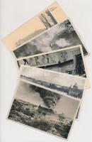 115 db főleg osztrák és német városképes lap az 1930-as, 40-es évekből, vegyes minőség / 115 mainly ...