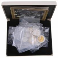 2004. 1c-5EUR Ag "Euro pénzérmék prototipusa" eredeti fóliacsomagolásban, dísztokkal és sz...