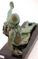 Salvador Dali után Ruchos: Anthropomorphic Cabinet. Nagy szériás bronz szobor márvány talapzaton, je...