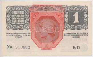1916. 1K "Deutschösterreich" felülbélyegzéssel T:I,I-