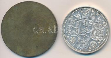 Tóth Sándor (1933-) 1985. "MÉE-Nyíregyháza - Szabolcs vezér" ezüstözött Cu emlékérem (42,5...