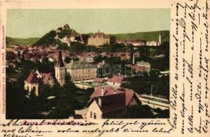 Segesvár, Sighisoara; látkép, kiadja Jos. Drotleff / general view