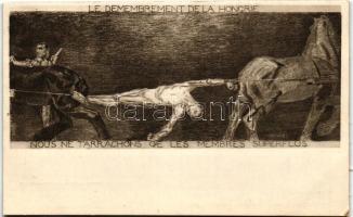 'Mi csak a fölösleges végtagjait szakgatjuk le', 'Magyarország földarabolása' ciklus I. képe / Hungarian irredenta, s: Unghváry Sándor (vágott / cut)