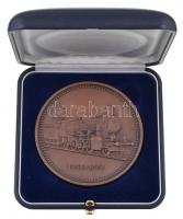 Kósa István (1953-) 2006. "150 éves a MÁV szolnoki járműjavító / 1856-2006" Br plakett ere...