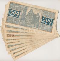 Németország / Weimari Köztársaság / Bamberg 1922. 500M (10x) T:vegyes
Germany / Weimar Republic / B...