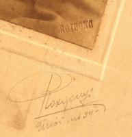 cca 1914-1918 Toma Imre (1884-1946) plébános, tábori lelkész, későbbi esperes kitüntetésekkel, portr...