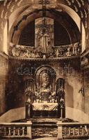 Budapest VII. a Regnum Marianum templom kápolnája, belső, festette Nagy Sándor (vágott / cut)