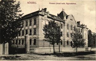 Kőszeg, Ferenc József Katolikus Főgimnázium, kiadja Róth Jenő könyvkereskedése (EK)