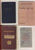 9db klf igazolvány a 40-es 60-as évekből