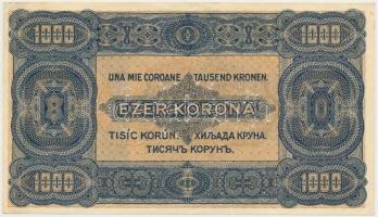 1923. 1000K "Magyar Pénzjegynyomda Rt. Budapest" T:II több kisebb hajlás
