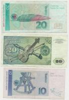 NSZK 1980. 20M + Németország 1991. 10M + 20M T:III
FRG 1980. 20 Mark + Germany 1991. 10 Mark + 20 M...