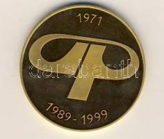 1922. "Budapest-Takarékpénztári Sportegylet" érem. Szign:Erdey Dezső T:2 k. + 1999. "...